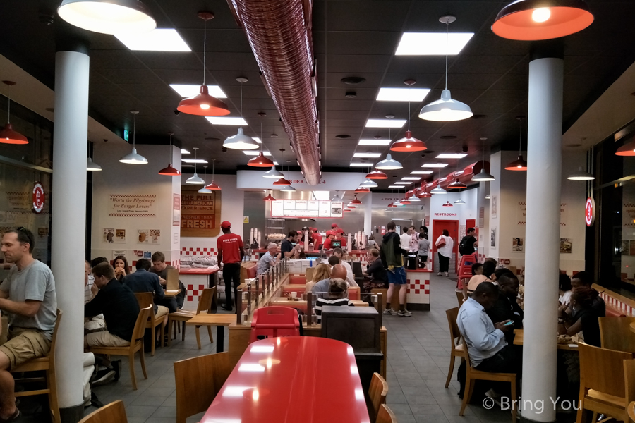 倫敦連鎖咖啡館推薦five guys