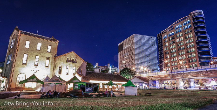 華山1914文化創意產業園區夜景