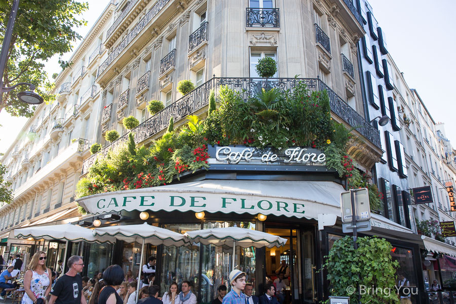 【法國巴黎左岸】花神咖啡館 Cafe de Flore：我們喝的是咖啡的精神