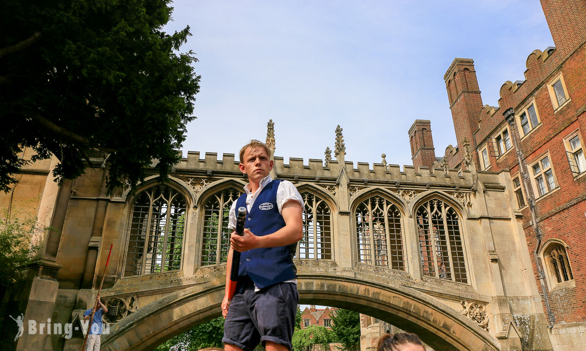 剑桥康河撑篙Punting in Cambridge