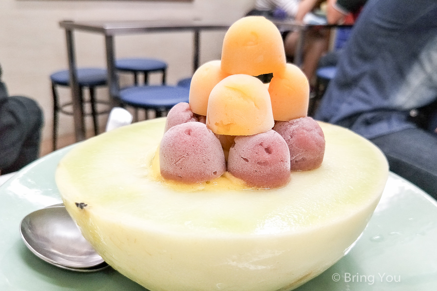 【台南中西區冰品】泰成水果店，有半顆哈密瓜超好吃的水果冰，貴炸也要吃！