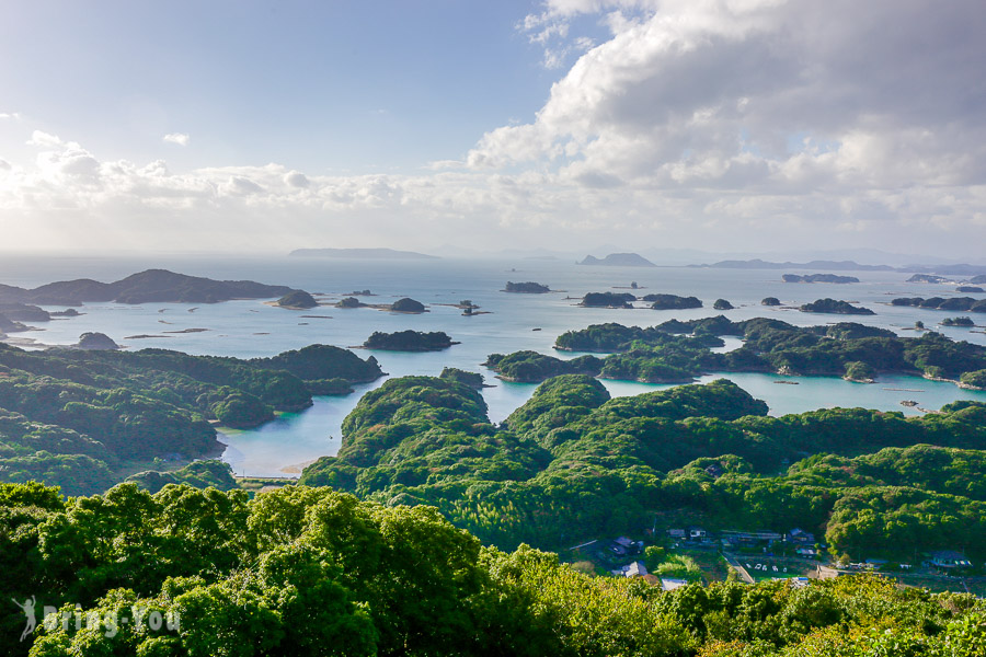 展海峰展望台眺望九十九島