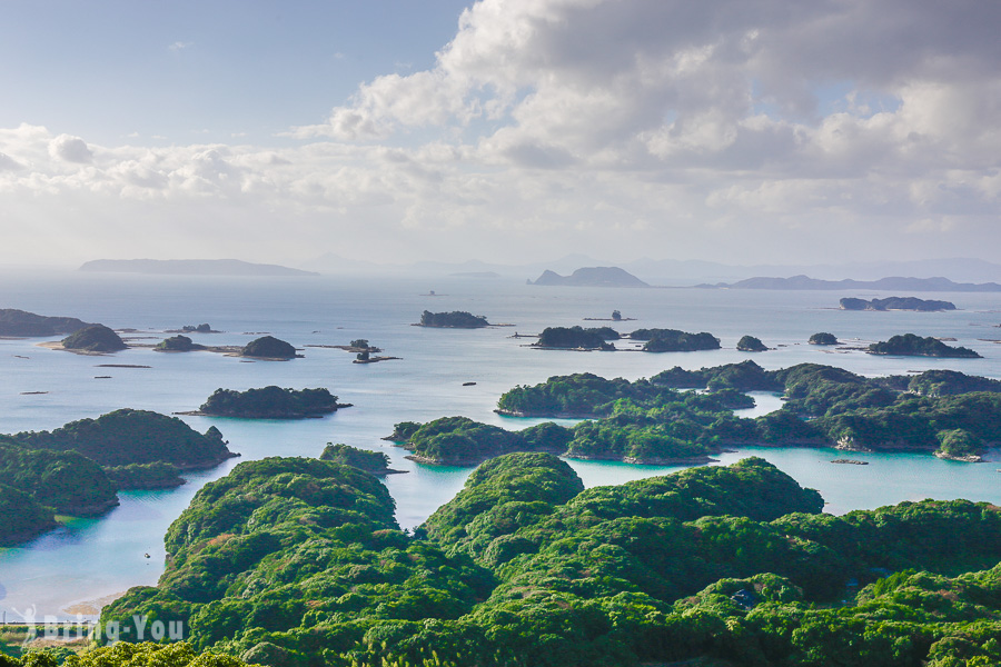 展海峰展望台眺望九十九岛