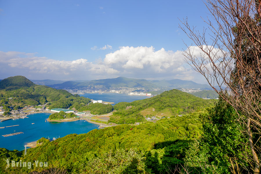 展海峰展望台眺望九十九岛