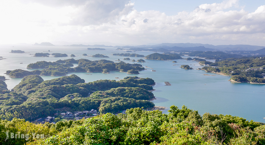 展海峰展望台眺望九十九岛