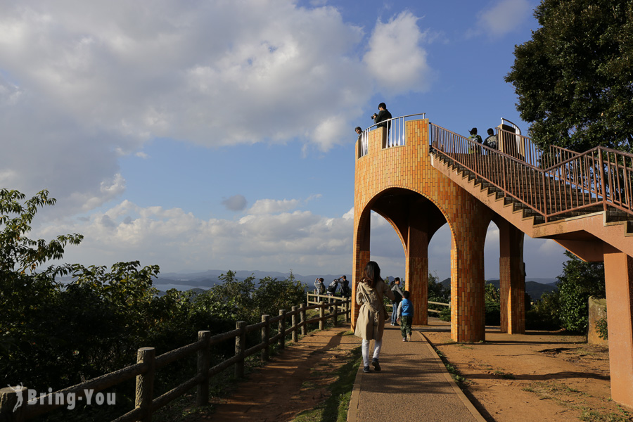 展海峰展望台眺望九十九島