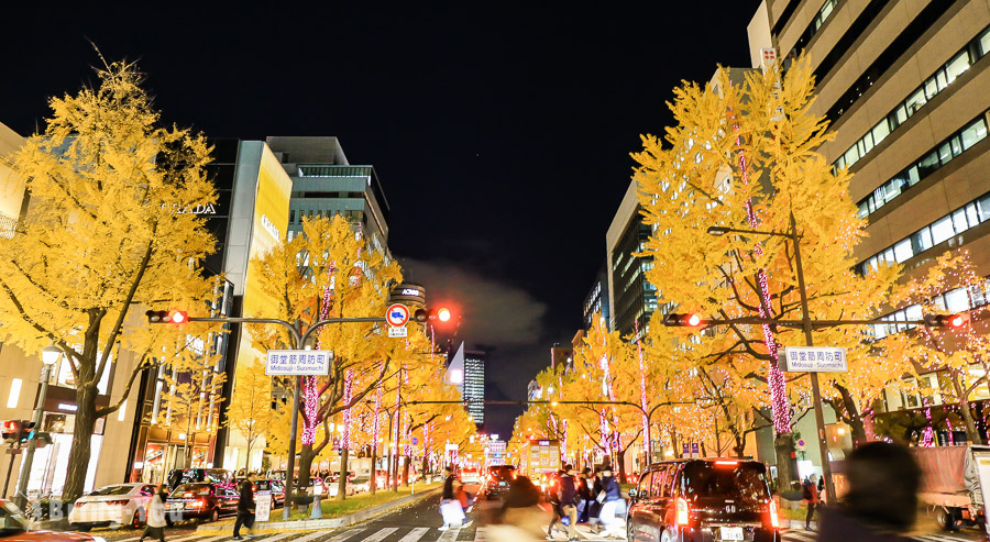 日本大阪圣诞点灯