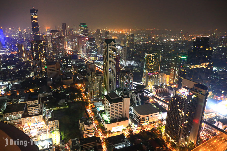 莲花酒店Sirocco Sky Bar夜景