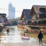 【泰国芭达雅景点】芭堤雅四方水上市场（Pattaya Floating Market），搭手摇船拍美照去