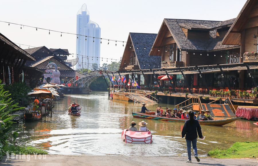 【泰國芭達雅景點】芭堤雅四方水上市場（Pattaya Floating Market），搭手搖船拍美照去