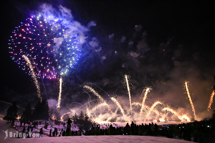 【日本冬季花火大会】雪地上的震撼烟火秀！新潟越后妻有「雪花火」