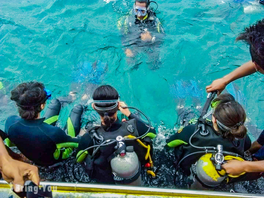 Barocay diving 长滩岛潜水