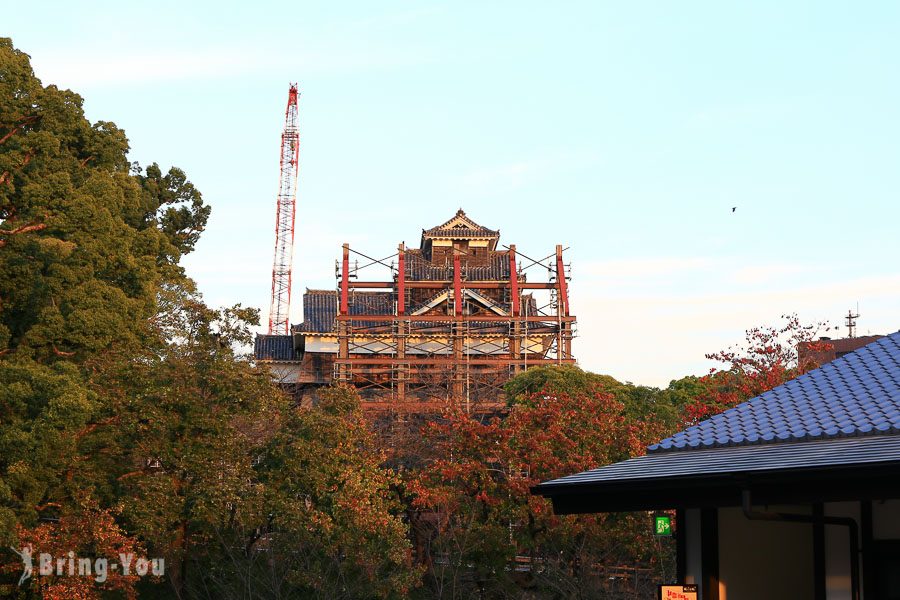 重建中的熊本城