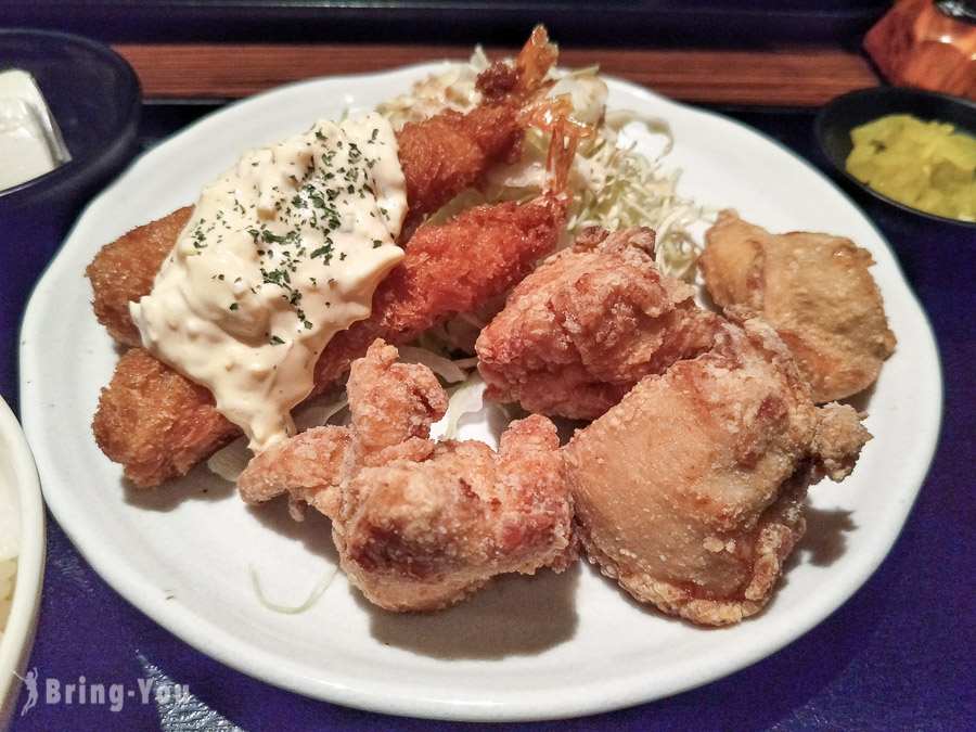 【大阪心斋桥美食】SENBA道场串烧居酒屋，午餐定食唐扬鸡块