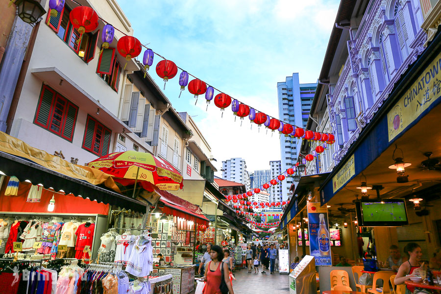 【牛车水景点】新加坡中国城Chinatown真好玩，美食、购物、饭店样样有，还有推荐辣椒螃蟹餐厅喔！