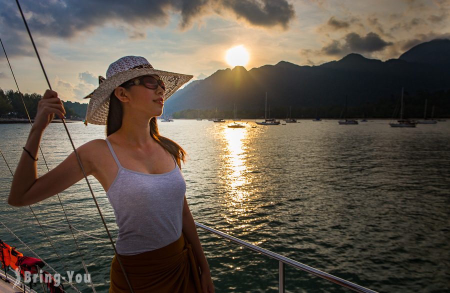 蘭卡威遊艇海上夕陽之旅