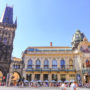 【布拉格舊城區景點】火藥塔、市民會館、海柏尼劇院，捷克舊城區逛街去