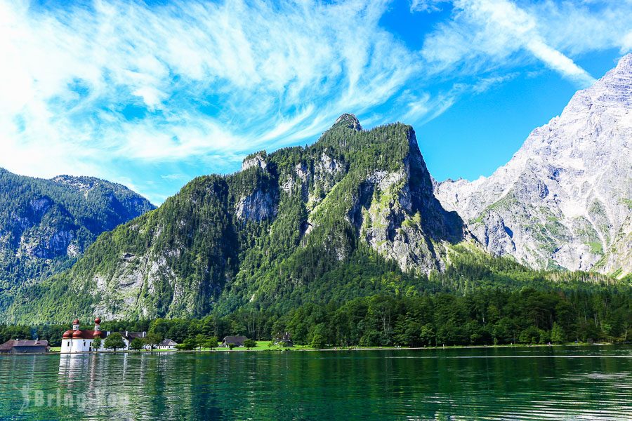 Königssee Lake(King’s Lake) Saint Bartholomä Church