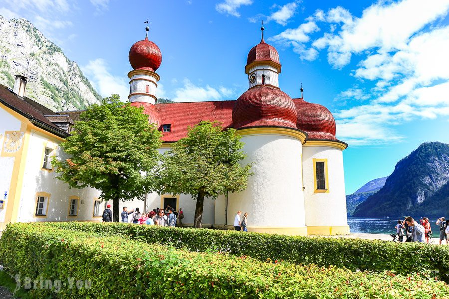 Königssee Lake(King’s Lake) Saint Bartholomä Church