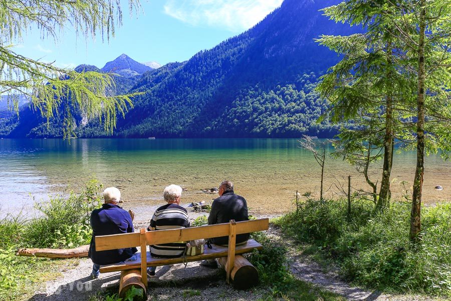 Königssee Lake(King’s Lake) Saint Bartholomä Church