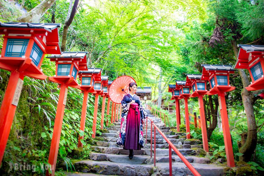 京都楓葉景點 貴船神社 鞍馬寺一日遊 含叡山電車楓葉隧道交通攻略 Bringyou