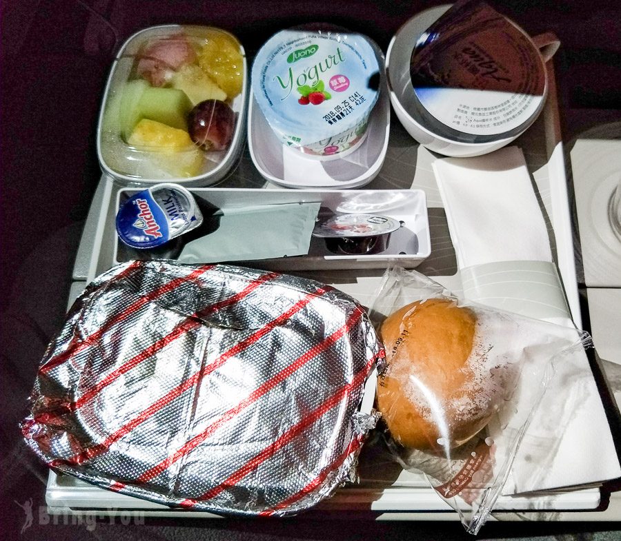 阿聯酋航空A380經濟艙餐點