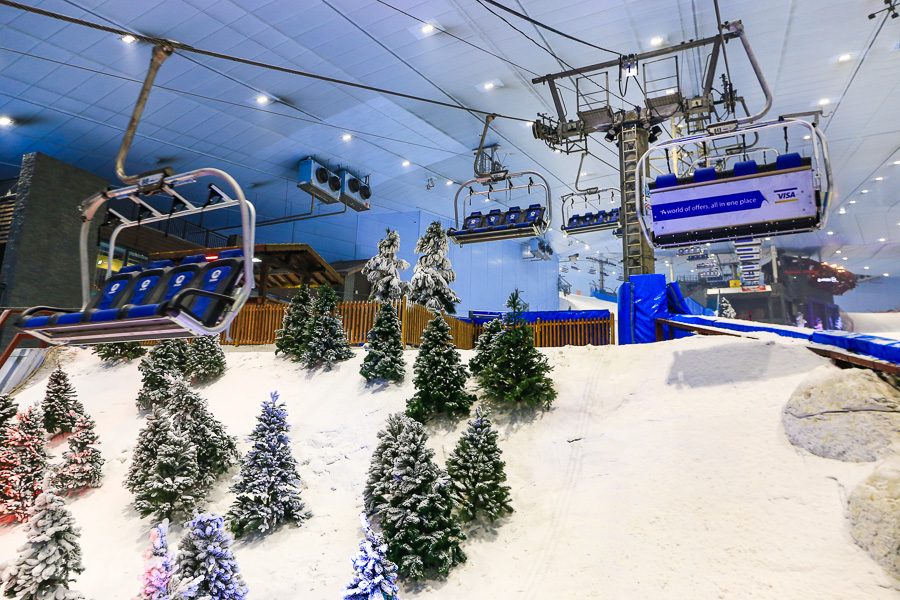 杜拜阿聯酋購物中心滑雪場Dubai Ski