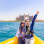 【杜拜碼頭】Yellow Boat 快艇遨遊棕櫚島海景&杜拜海灣摩天大樓群夜景 Marina Promenade