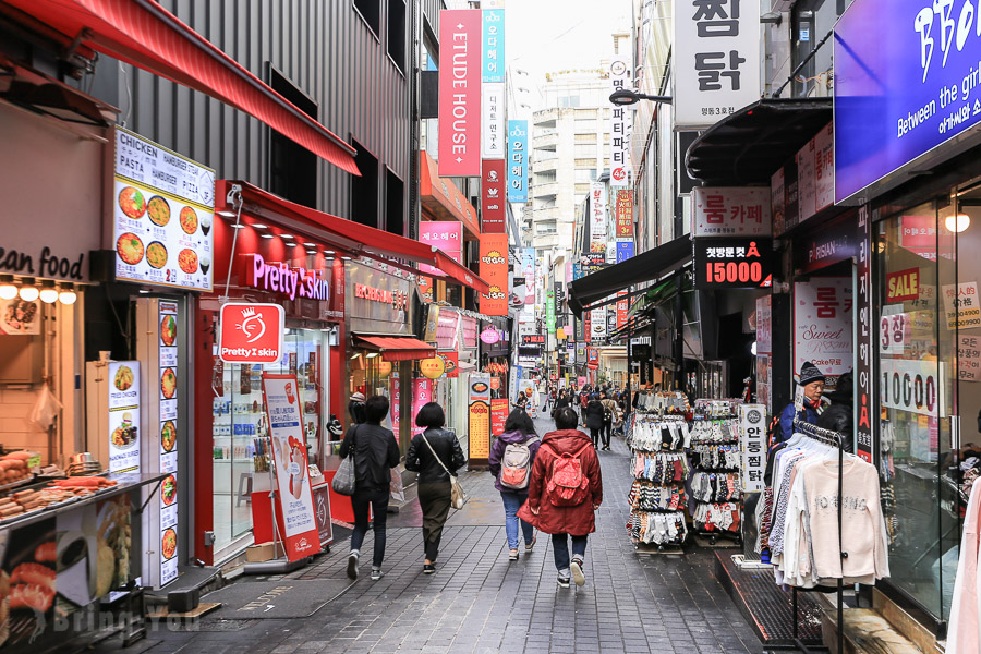 【韩国首尔】明洞逛街攻略：必吃美食小吃炸鸡、换钱所、必逛必买衣服