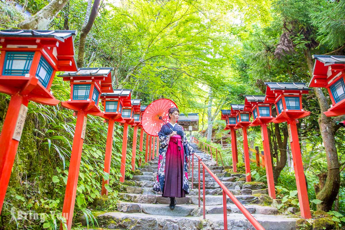 【贵船神社、鞍马寺一日游】京都著名恋爱神社景点、枫叶、交通攻略