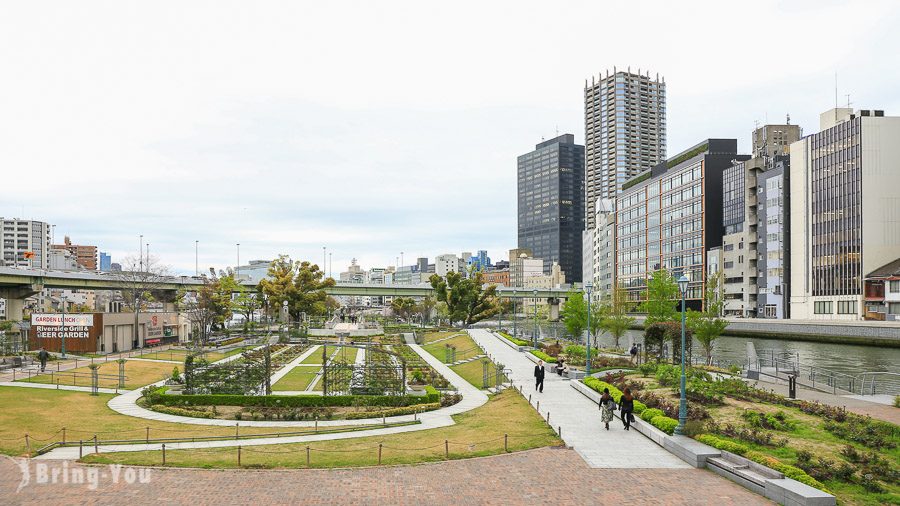 阪淀屋橋景點 大阪中之島公園散策 玫瑰園 中央公會堂 圖書館 Bringyou