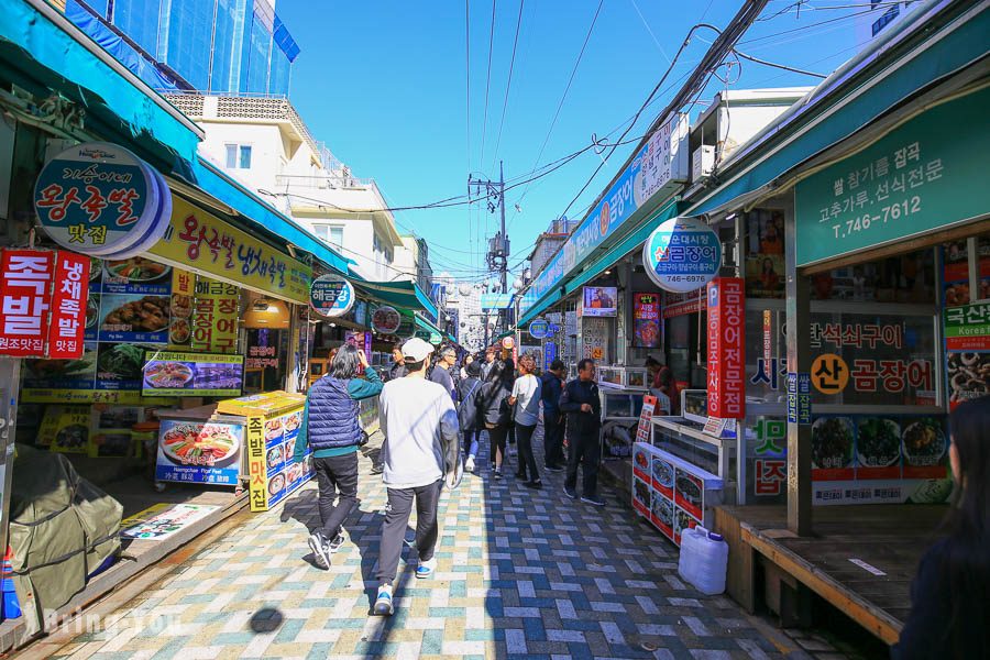 釜山海云台市场