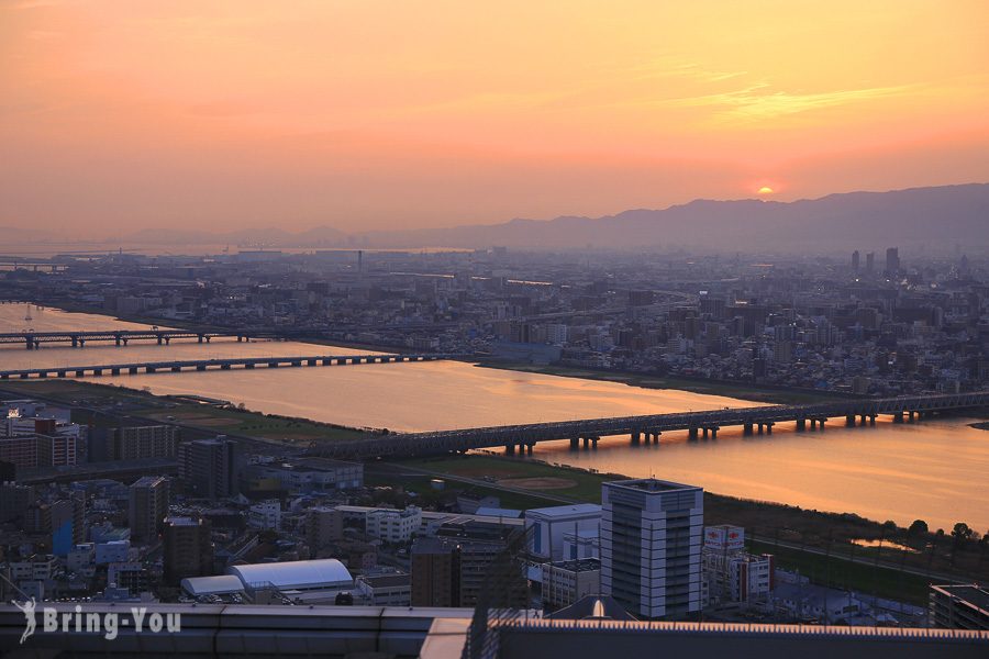 ⼤阪梅田藍天大廈頂樓空中庭園展望台