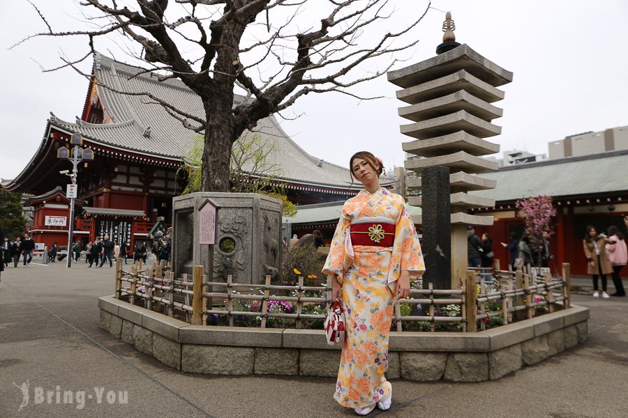 浅草寺附近和服出租