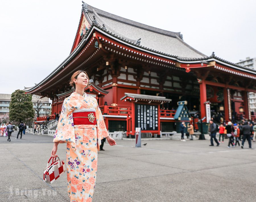 浅草寺附近和服出租