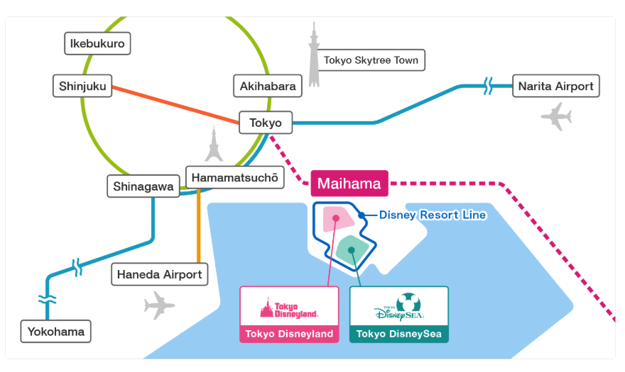 東京迪士尼交通