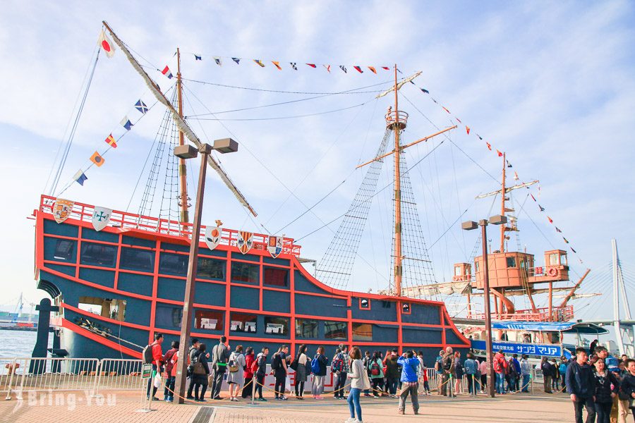 帆船型觀光船-聖瑪麗亞號