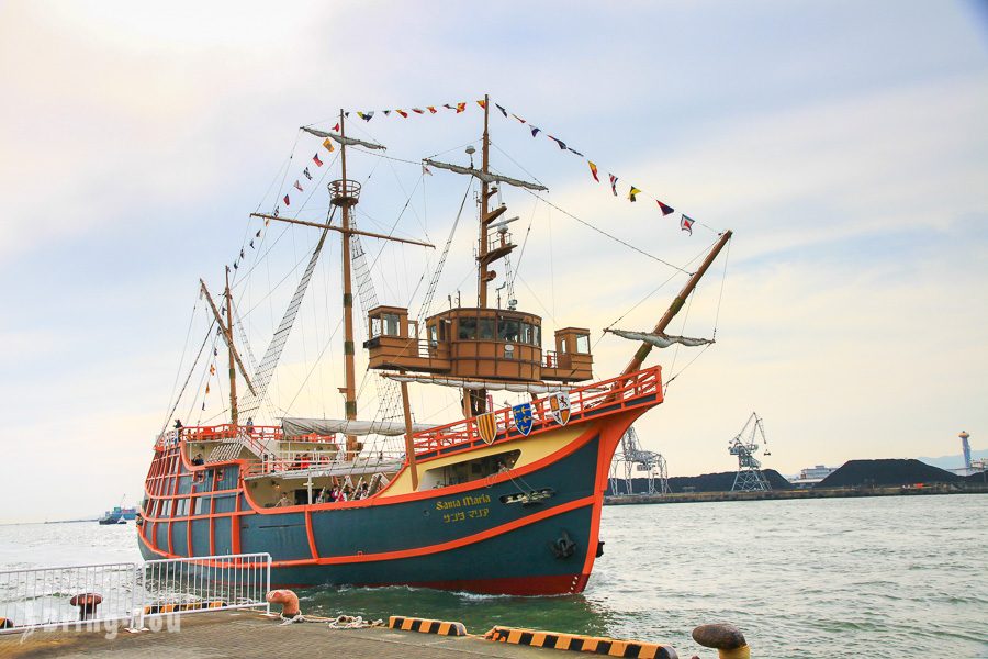 帆船型觀光船-聖瑪麗亞號