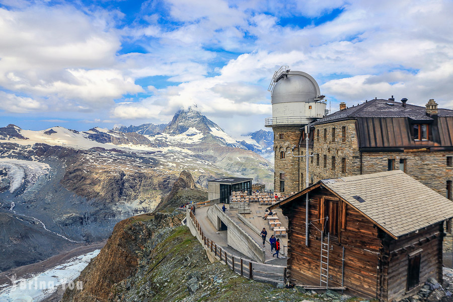 【Gornergrat 交通攻略】策马特搭登山火车上观景台欣赏马特洪峰、冰河美景