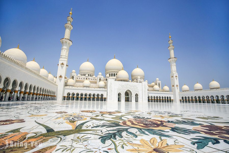阿布達比謝赫扎耶德大清真寺Sheikh Zayed Grand Mosque 