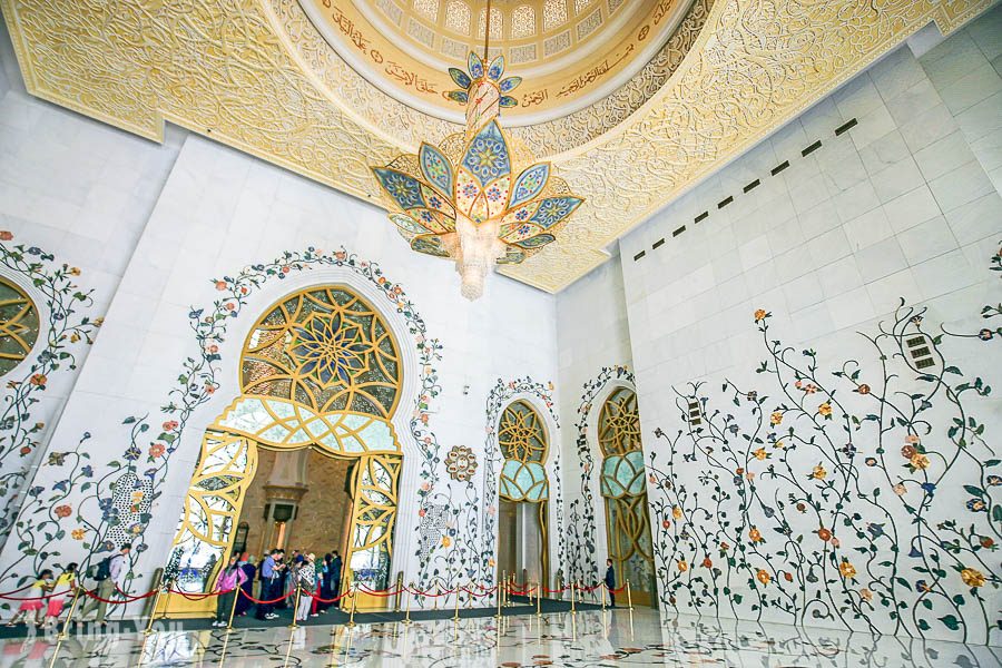 阿布達比謝赫扎耶德大清真寺Sheikh Zayed Grand Mosque 