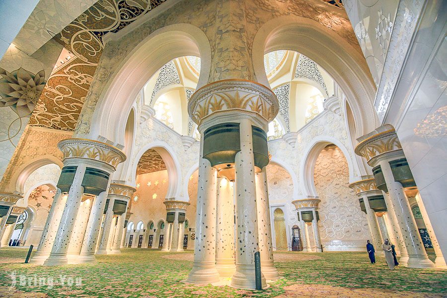 阿布達比謝赫扎耶德大清真寺Sheikh Zayed Grand Mosque 