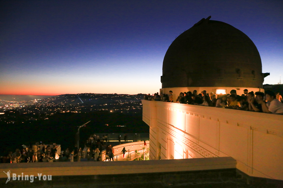 格里斐斯天文台 Griffith Observatory｜洛杉磯晚上約會看夕陽、夜景景點