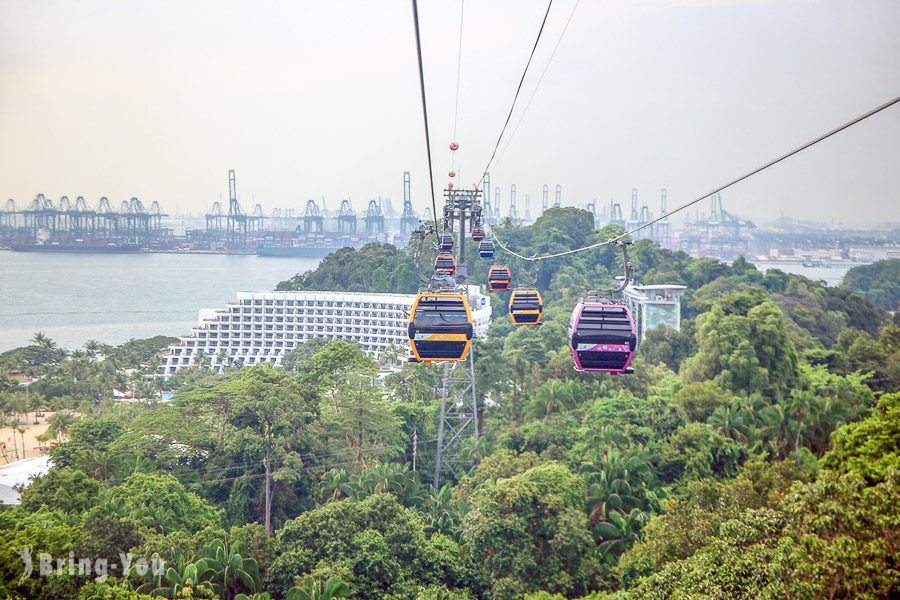 新加坡花柏山珠寶盒纜車西樂索海角站