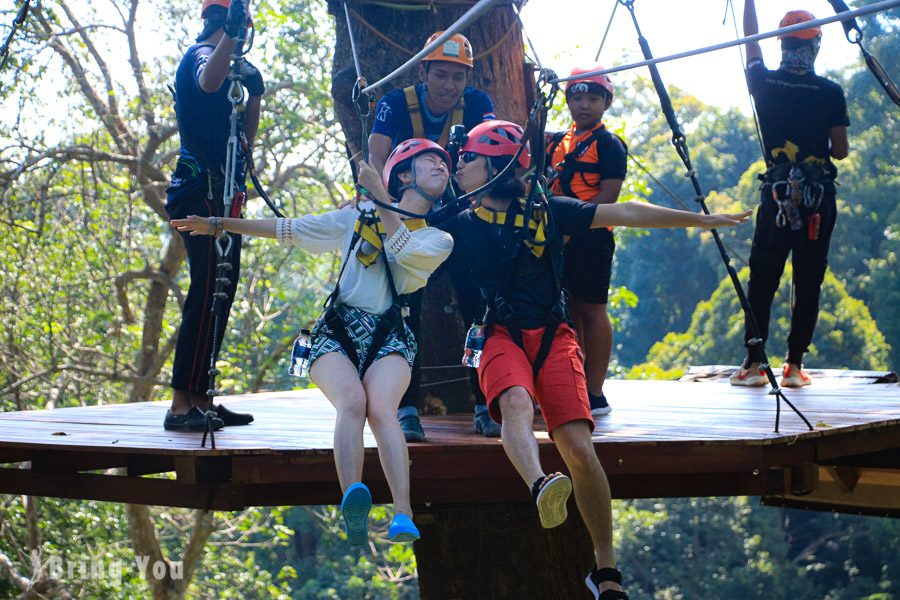 普吉島Hanuman World Zipline 叢林飛索