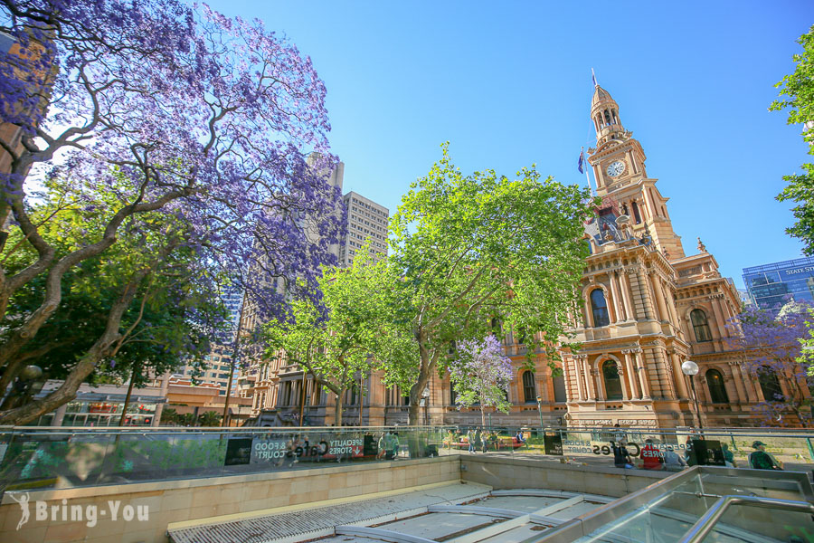 【世上最美的购物中心】雪梨维多利亚女王大厦 QVB、Town Hall周围景点市政厅