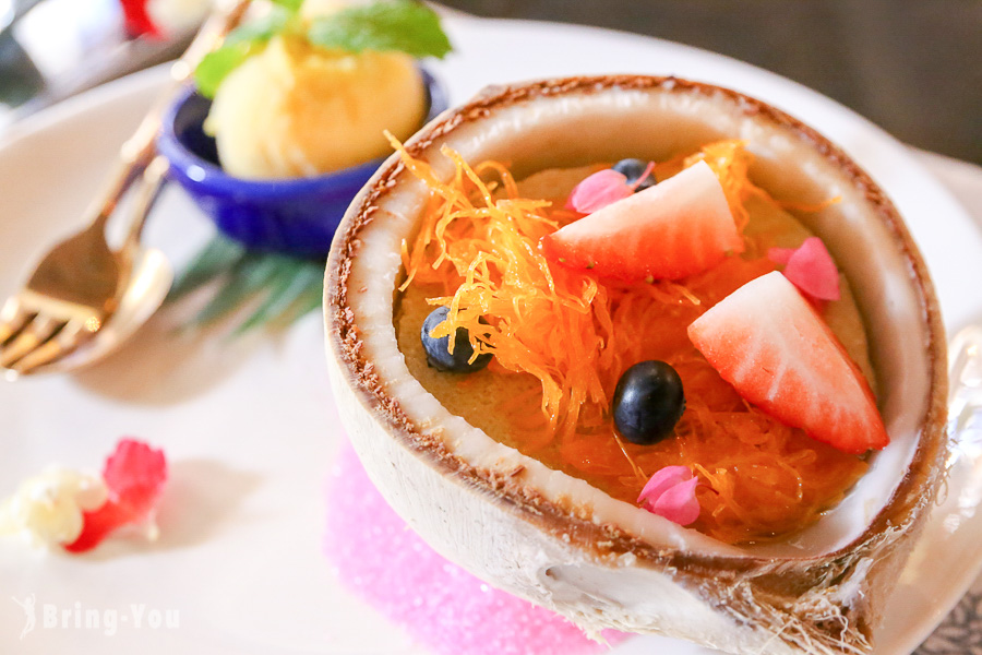 【曼谷美食】沙吞藍象餐廳 Blue Elephant：米其林一星宮廷料理（A套餐菜單）
