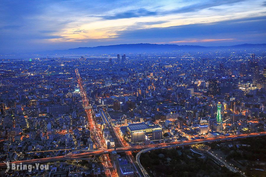 大阪阿倍野展望台夜景