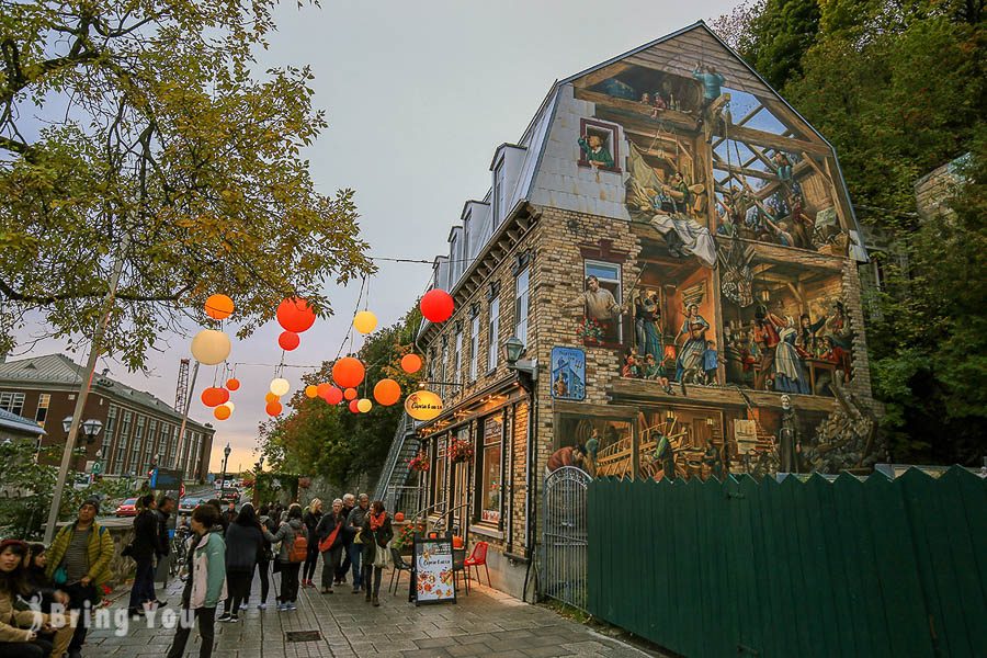 魁北克小香普兰街景点