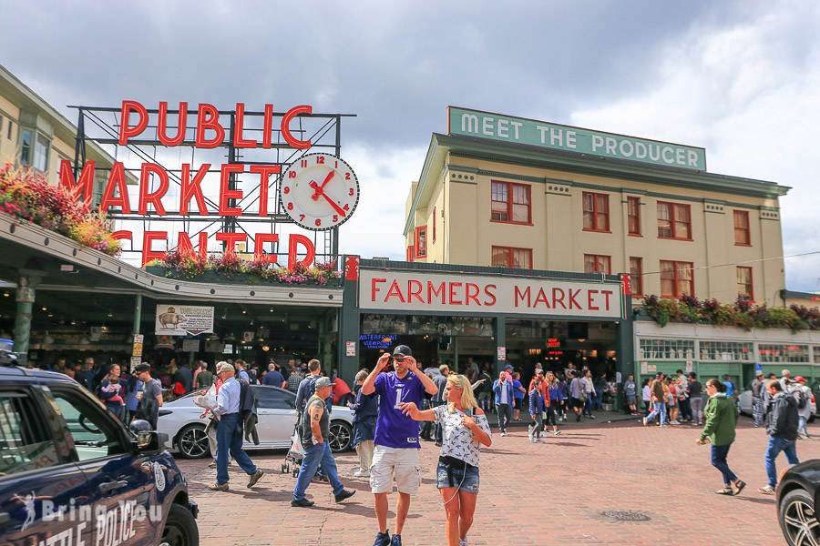 【美國】西雅圖派克市場逛街攻略：走訪超噁心 Pike Place Market 口香糖牆